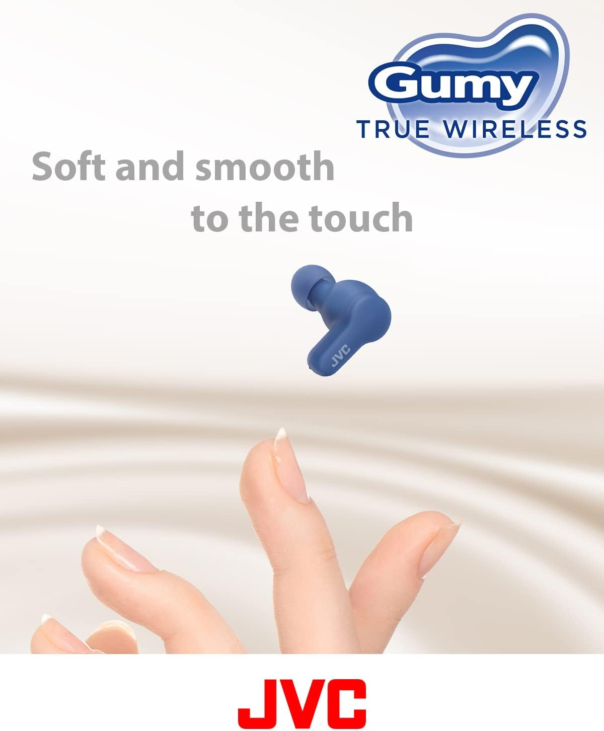 JVC HA-Z77T Gumy True Wireless Bluetooth Earbuds (Blue) image number 1