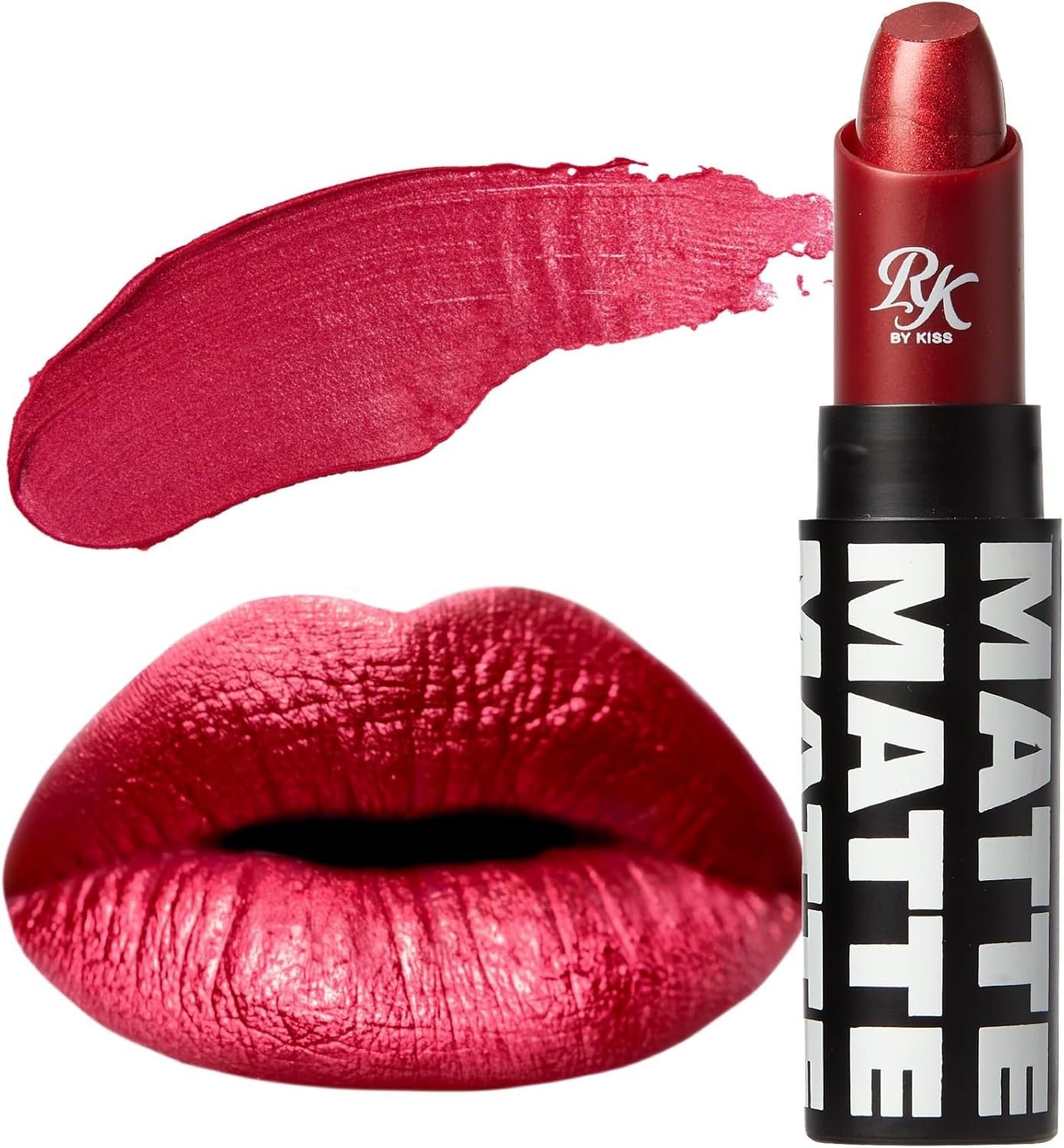 Ruby Kisses Matte Lipstick, 0.12 Ounce (GOLD) image number 6
