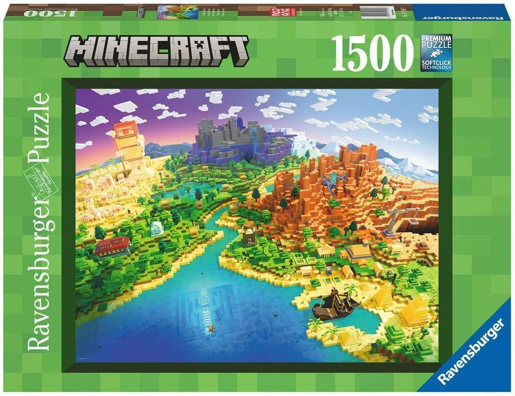 Ravensburger - World of Minecraft 1500 Pieces image number 1