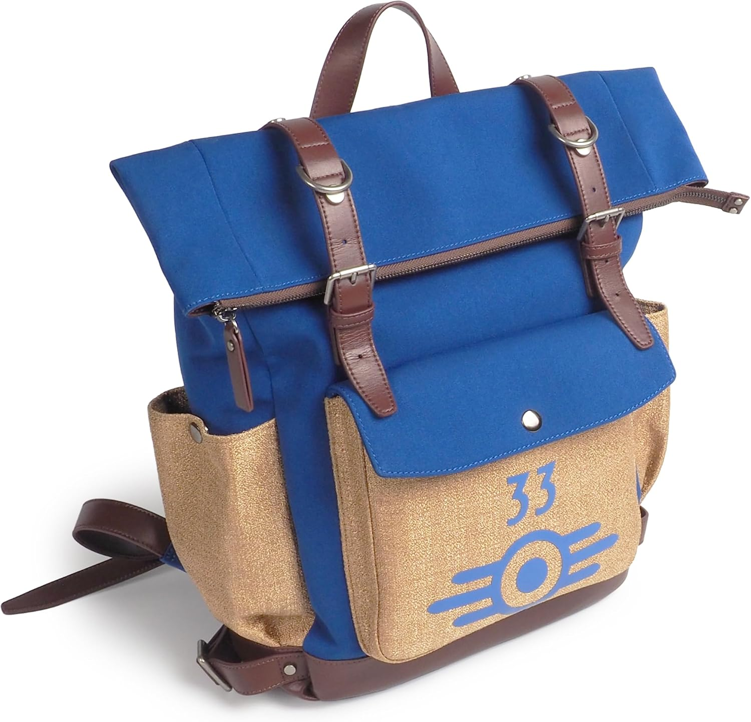 Fallout from the Wand Company: Lucy'S Backpack, the Authentic Vault 33 Replica with Fleece Blanket and Internal Pockets for Laptop, Glasses and Phone &ndash; Officially Licensed by Amazon Studios & image number 1