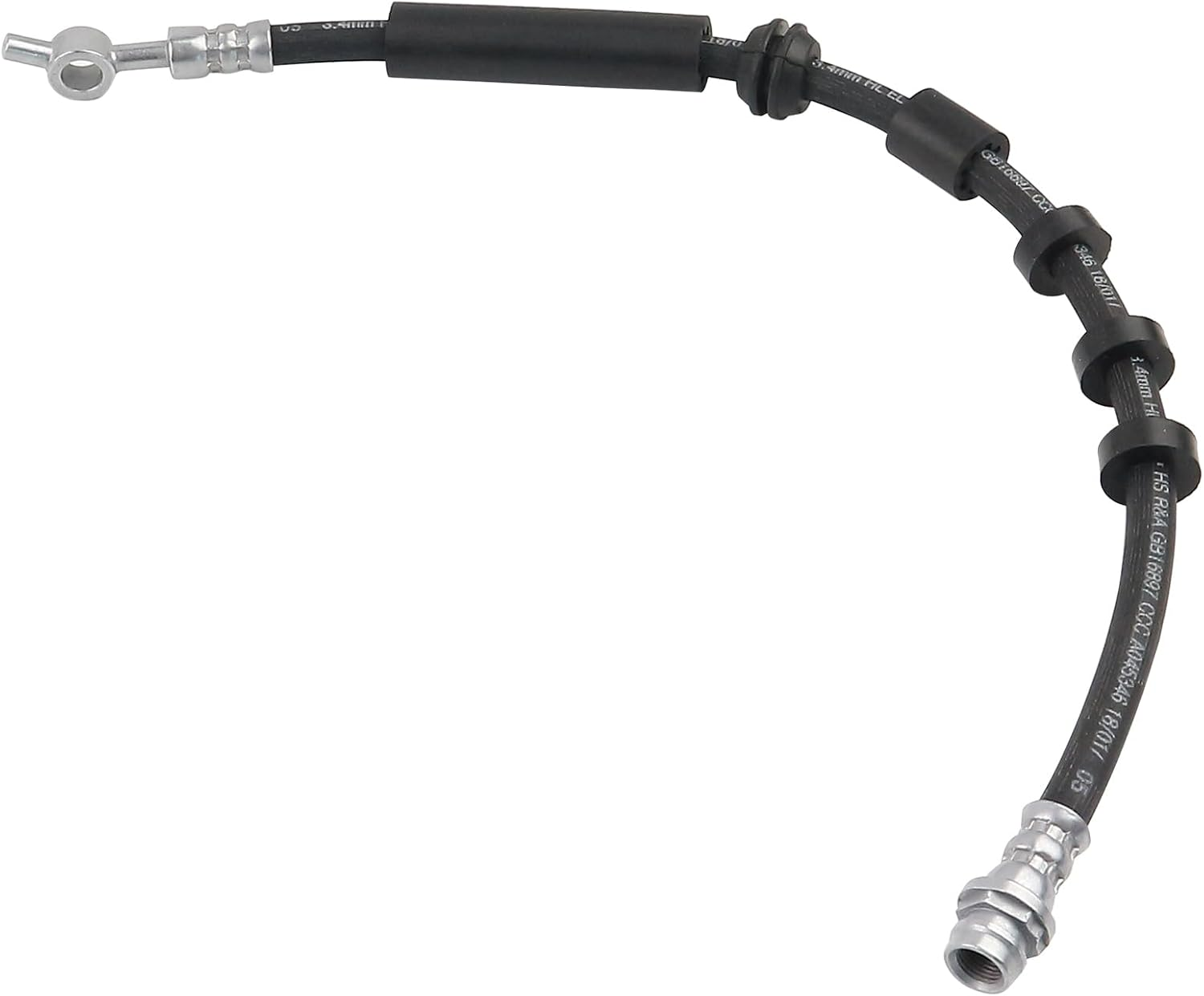 Front Right Brake Hose Compatible with Land Rover Discovery Sport 2012-2019 2.0L / Land Rover Range Rover Evoque 2012-2018 2.0L Replace LR075356 LR057827 LR095287 LR135811