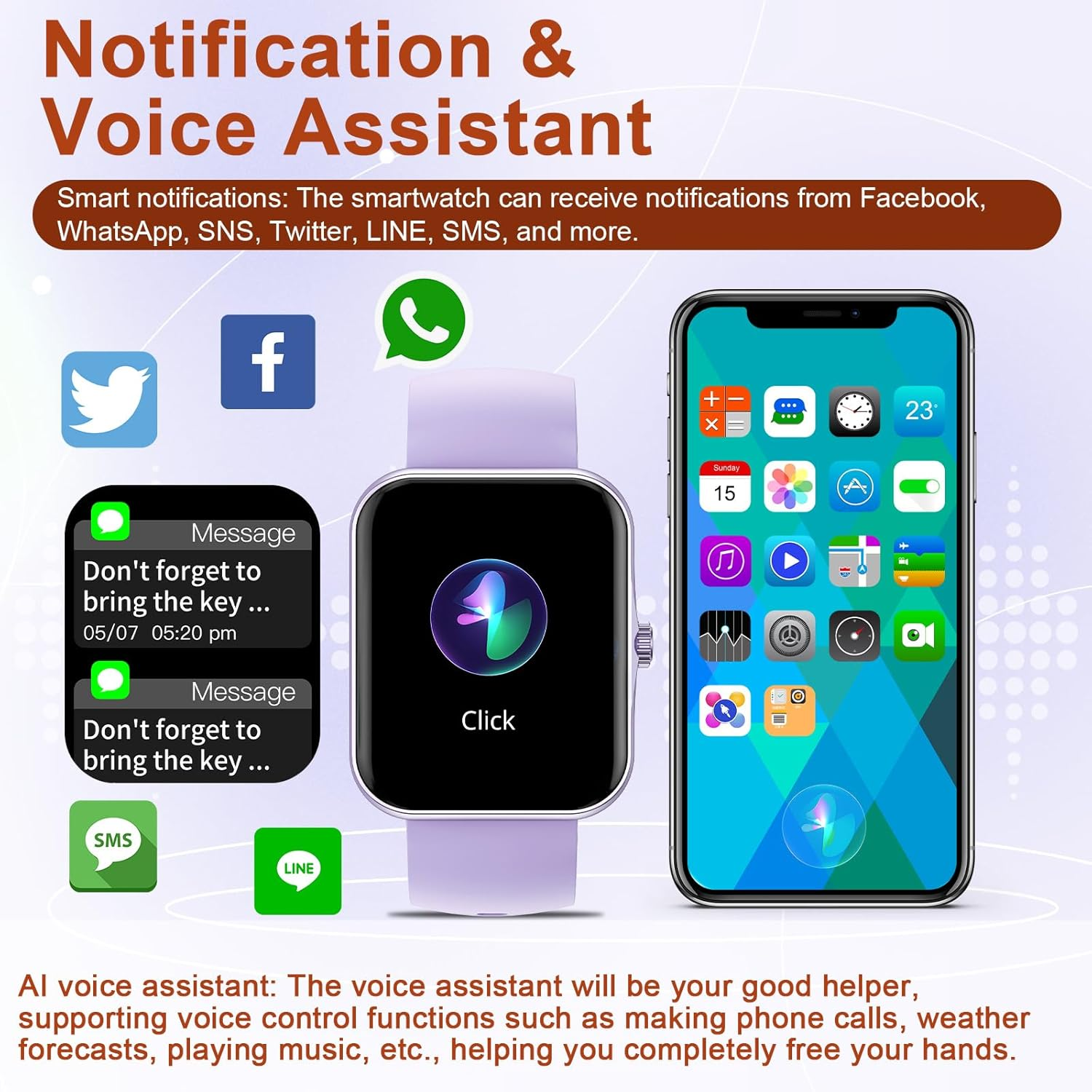 Smart Fitness Tracker Watch for Childrens, Kids Cute Sport Smartwatch with Heart Rate Blood Oxygen 37 Exercise Modes Step Counter Phone Calls Siri Recall App Notifications Music Calculator Alarms