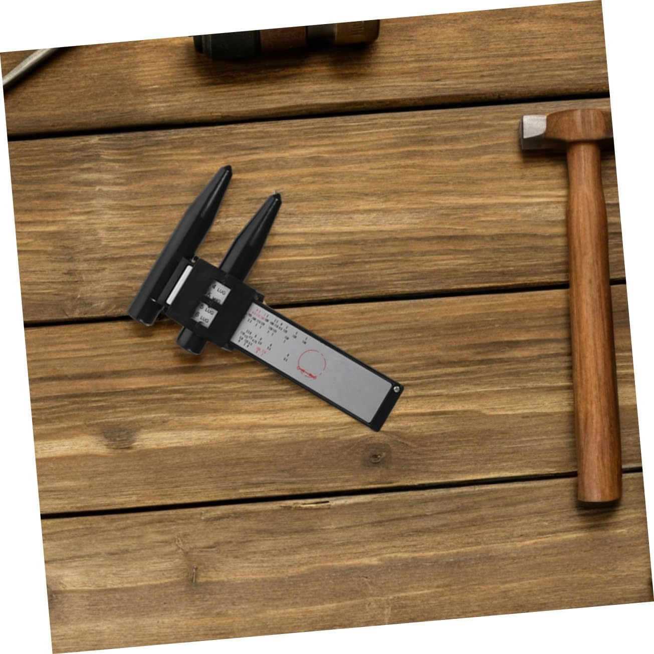 BESTOYARD Position Ruler for Precise Wheel Hub Measurement Engineering Tool for Modifications Woodworking and Automotive Applications image number 5