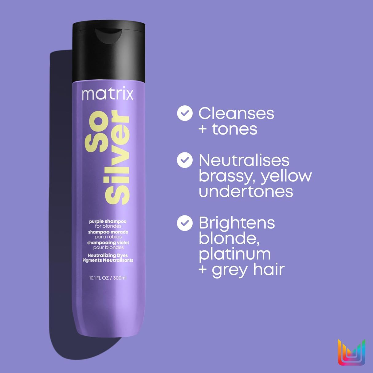 Matrix Matrix Total Results Color Obsessed so Silver Purple Shampoo, 0.3 Kg image number 6