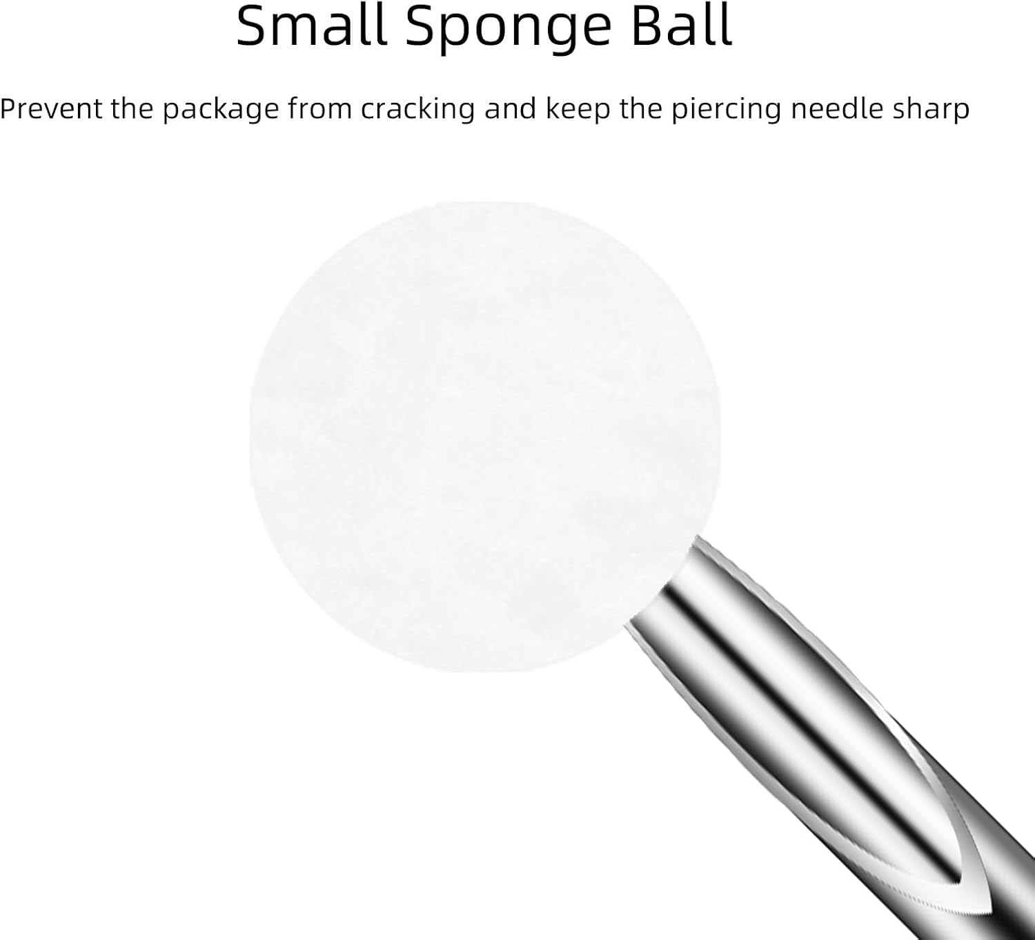 ATOMUS Body Piercing Needles, 10Pcs Stainless Steel Sterile Disposable Ear Nose Navel Nipple Lip Piercing Needles image number 5