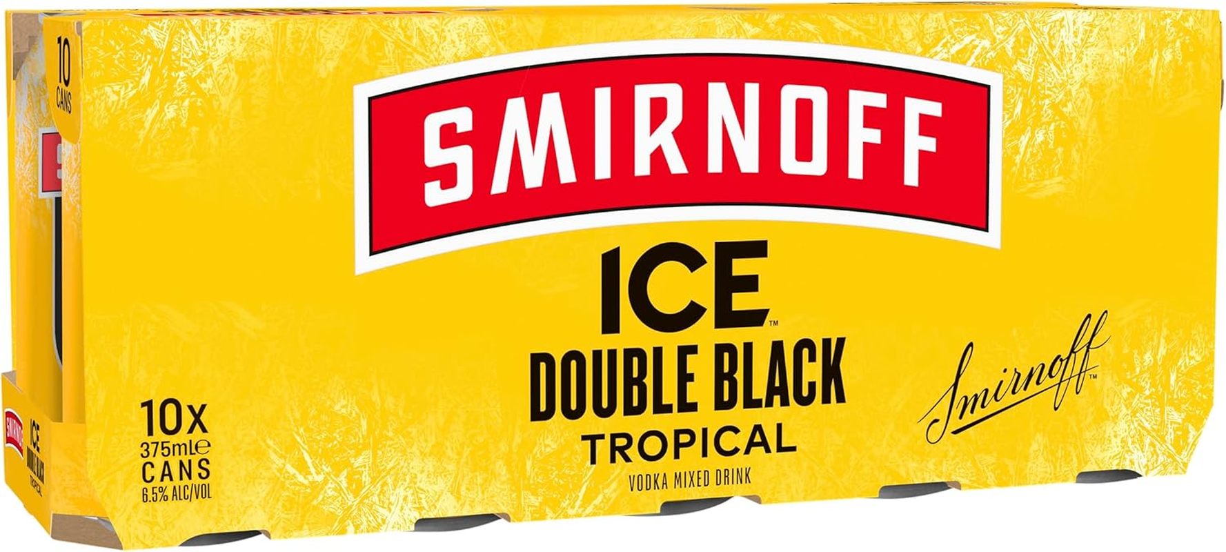 Smirnoff Double Black Tropical 375Ml 10Pk image number 1