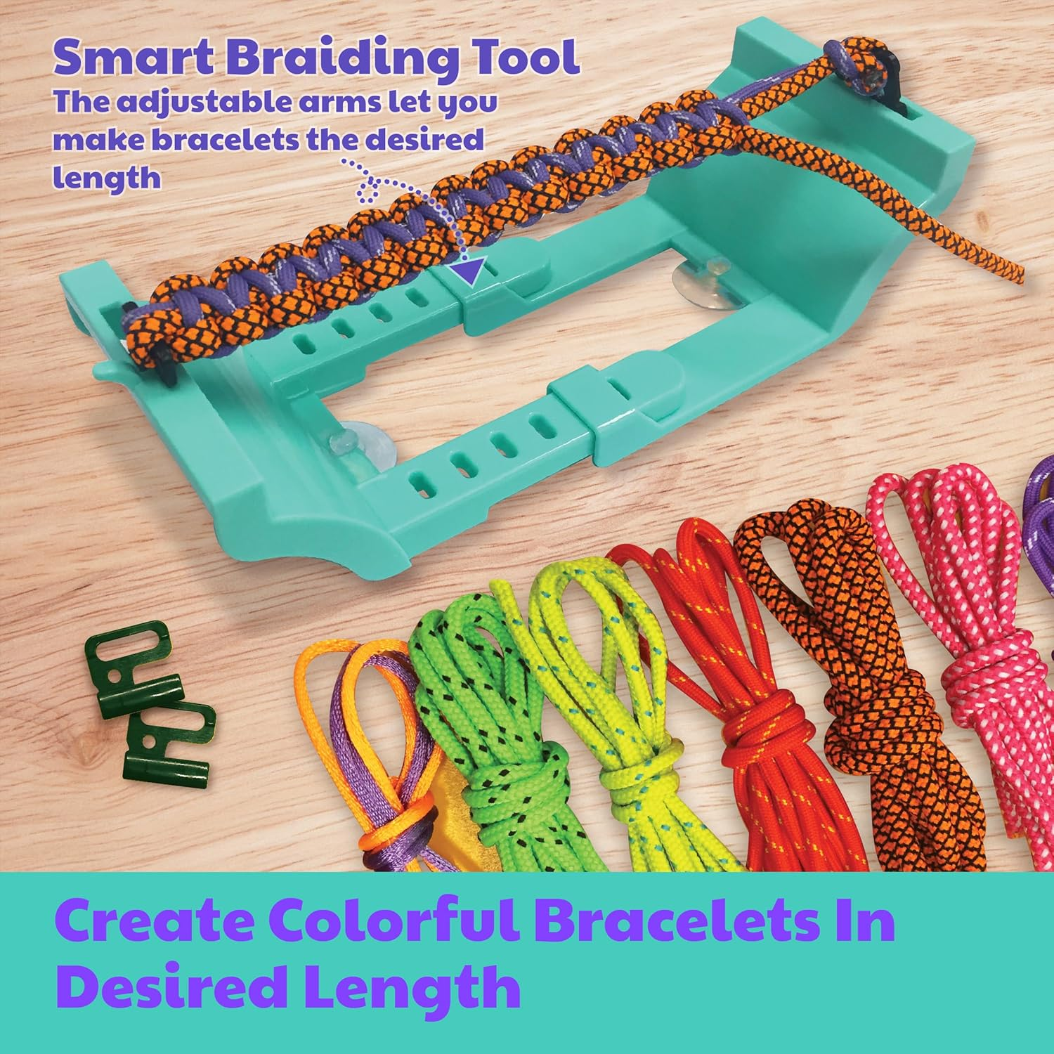 4M Kidzmaker Friendship Bracelets, Create up to 10 Bracelets, Different Designs and Styles, Art and Craft Activity, Stimulates Creativity image number 3