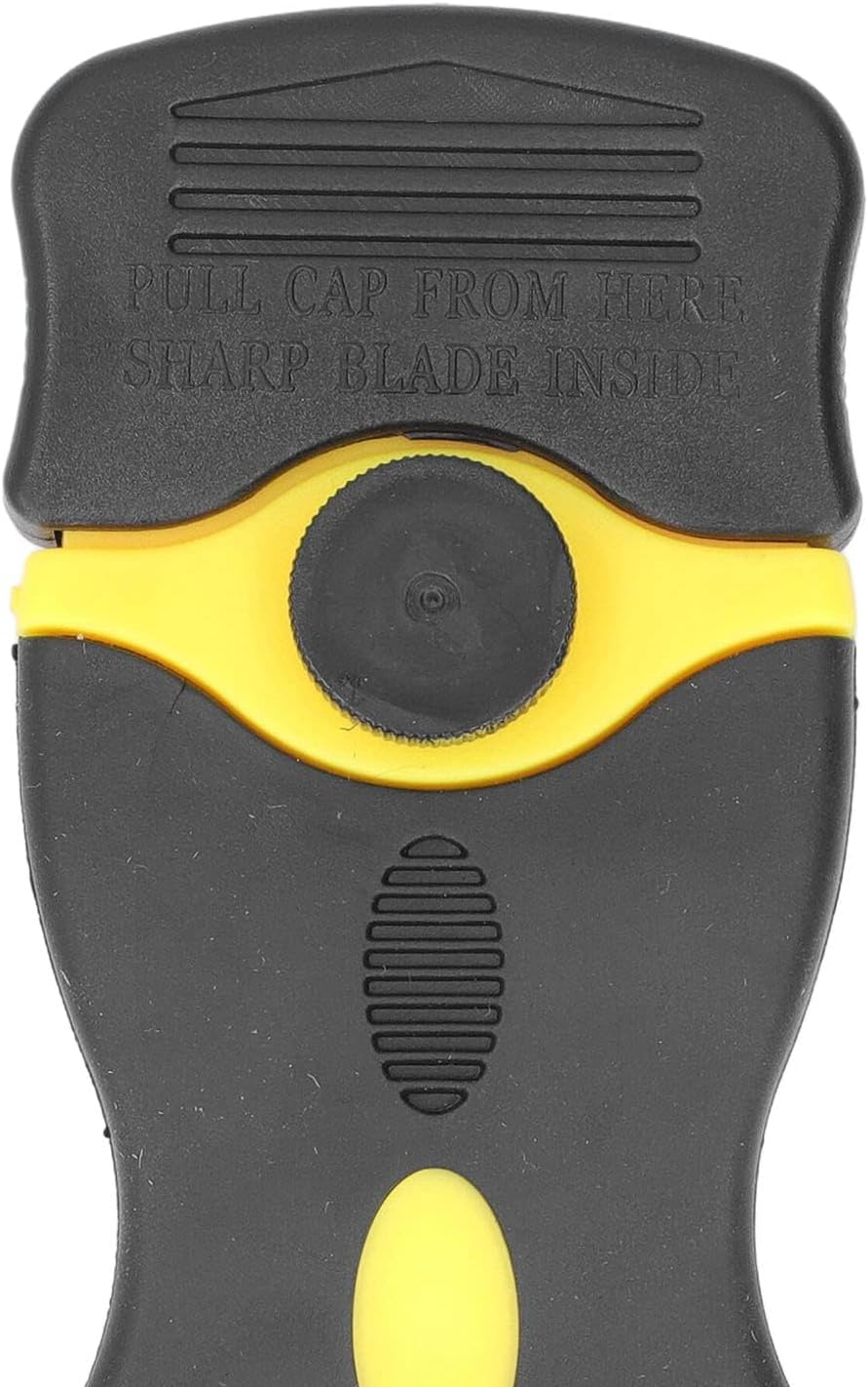 Razor Blade Cleaning Scraper, Glass Scraper for Window, Tough Plastic Scrapers, Adhesive Remover, Car Detailing Hand Tools (Blue)