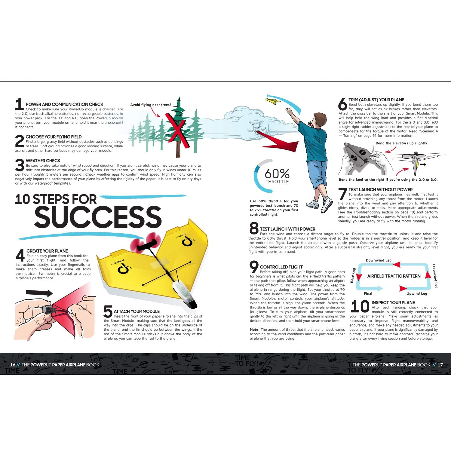 POWERUP Paper Airplane Book: the Ultimate Paper Airplane Guide- Designed for POWERUP 2.0 & 4.0 Powered Planes. 10 Innovative Designs with Video Instructions-For Kids, Hobbyists, & STEM Educators image number 1