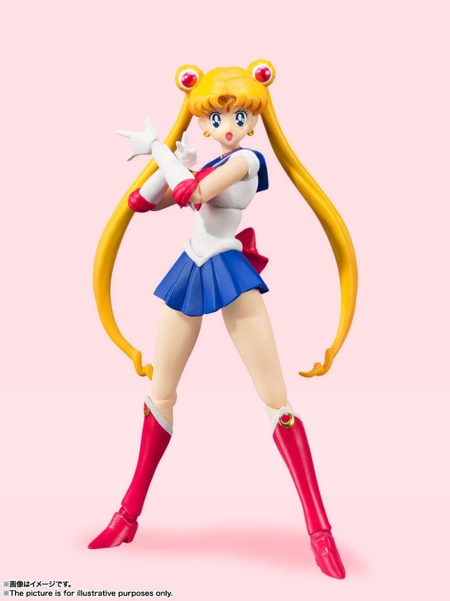 Sailor Moon (Animation Color Edition) Pretty Guardian Sailor Moon, Bandai S.H. Figuarts image number 6
