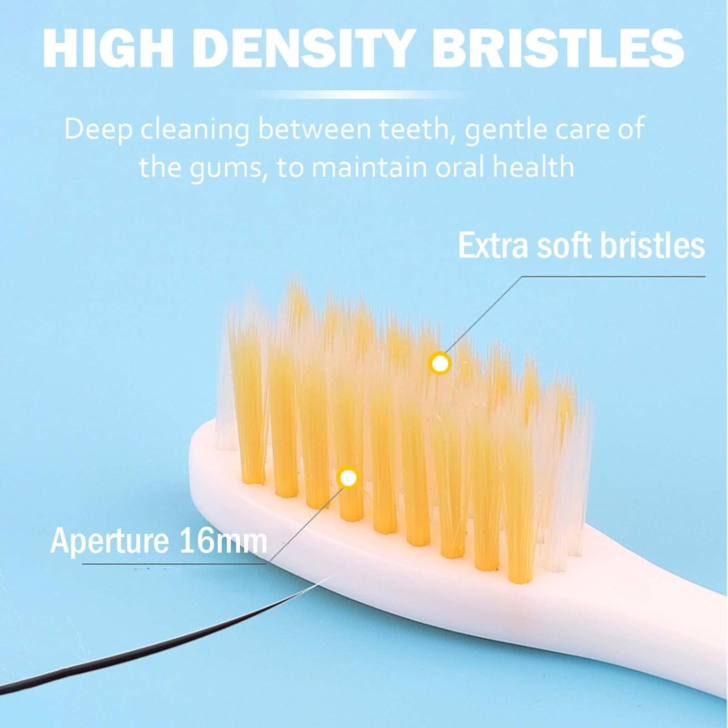 2-Pack Folding Travel Toothbrushes &ndash; Soft Bristle, Compact & Portable Toothbrush for Camping, Hiking, Business Trips & Daily Use image number 2