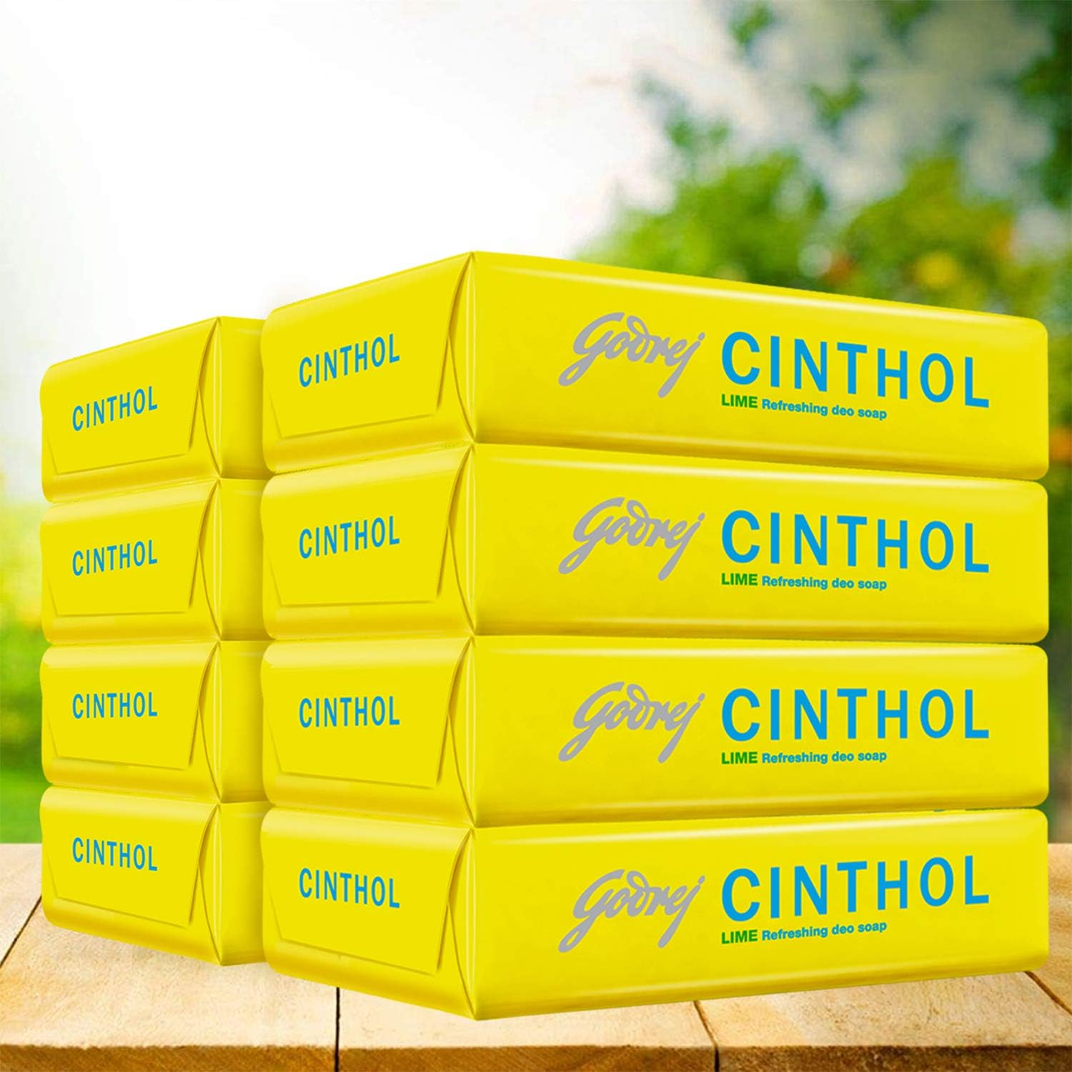 Cinthol Lime Bath Soap - 99.9% Germ Protection, 100G (Pack of 8) image number 1