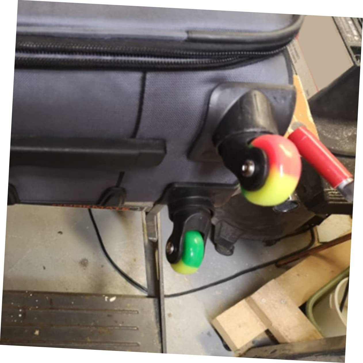 Gatuida 4Sets Suitcase Caster Wheels Luggage Wheels Replacement Swivel for Travel Suitcase Luggage Mute Replacement Parts image number 6