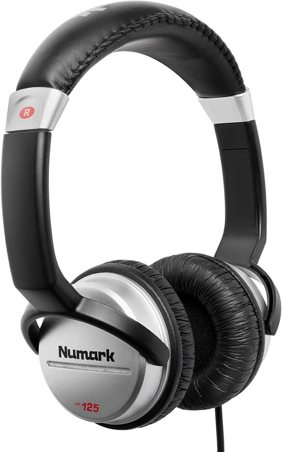 Numark HF175 - DJ Headphones with Closed Back over Ear Design, 40Mm Drivers, Comfortable Ear Pads for Mixing and Dj Monitoring, 3M Cable Included