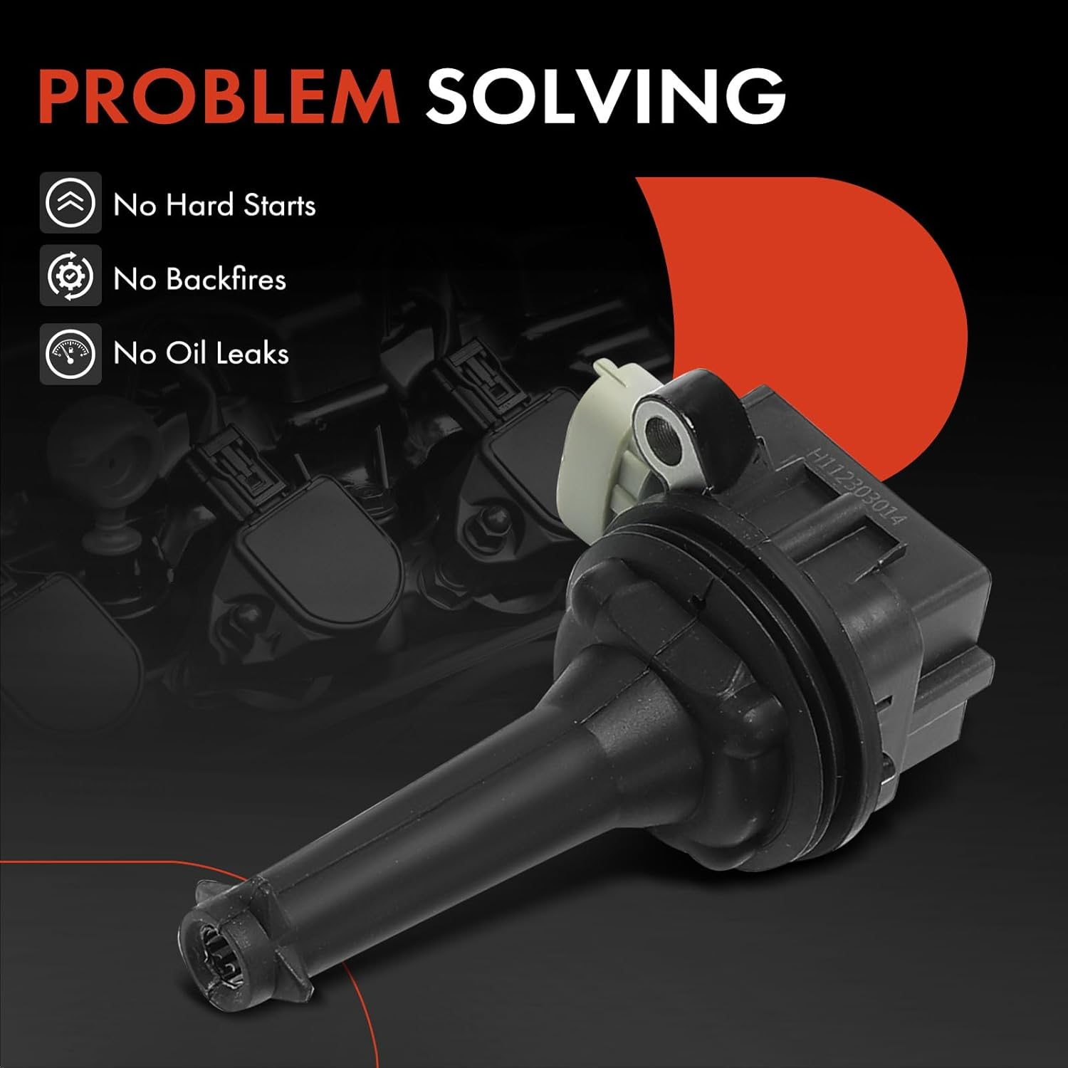 A-Premium Ignition Coils Pack for Volvo C30 2007-2013 C70 S40 S60 V50 V70 XC70 2.4L 2.5L 5-PC Set image number 3