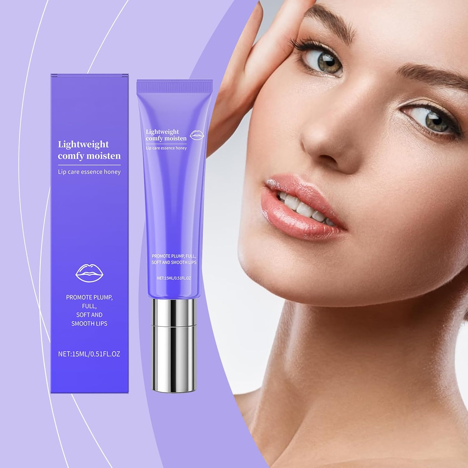 Skisne 15Ml Lip Balm Moisturizes, Gently Cleanses Dead Skin, Fades Lip Lines, Lip Oil image number 1