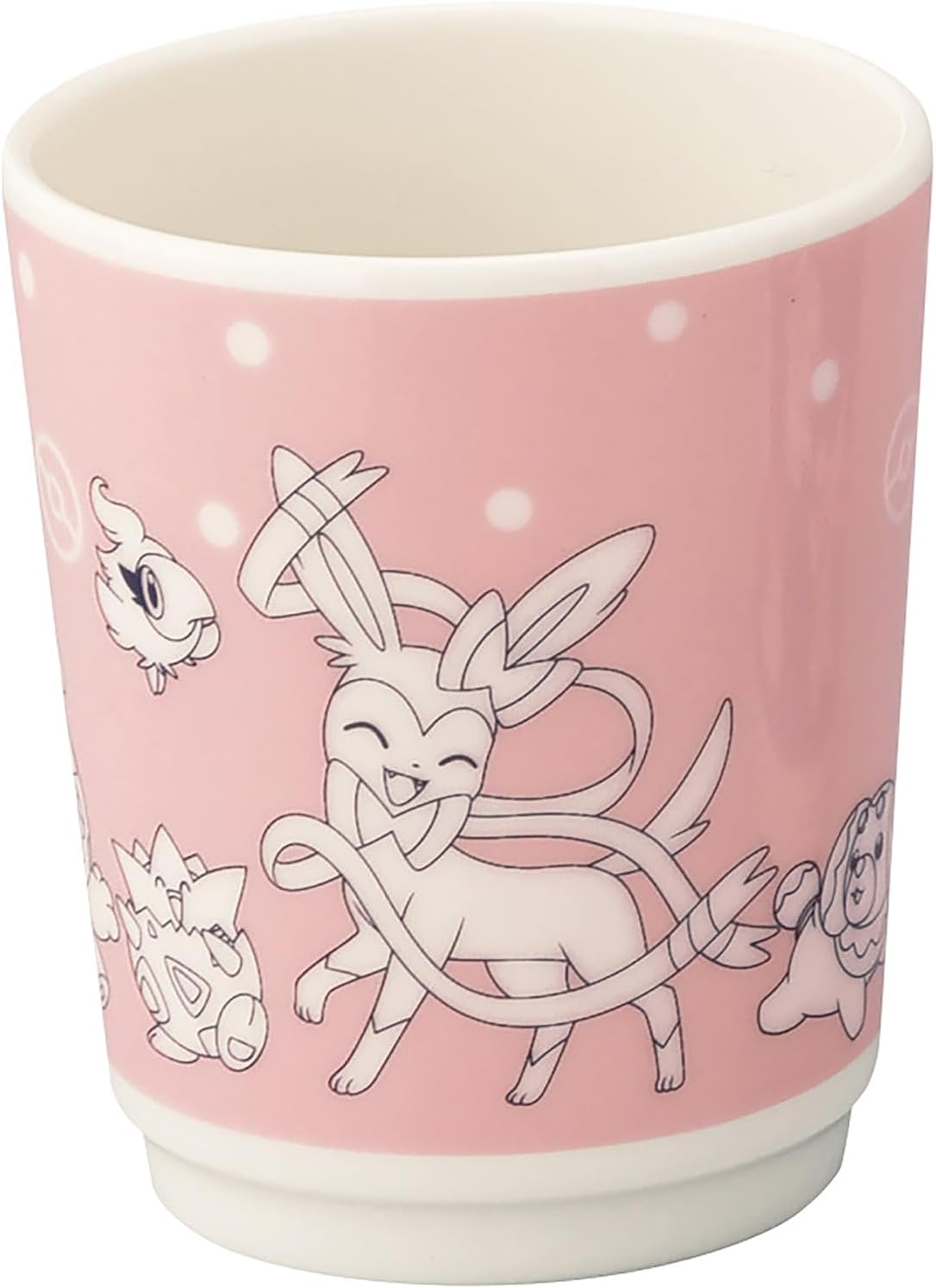 Yamaka Shoten PM271-351 Pokemon Rice Bowl, Approx. 4.7 X 2.8 Inches (12 X 7 Cm), 12.8 Fl Oz (360 Ml), Fairy Pokemon Goods, Miscellaneous Goods, Tableware, Type Series 3, Pink