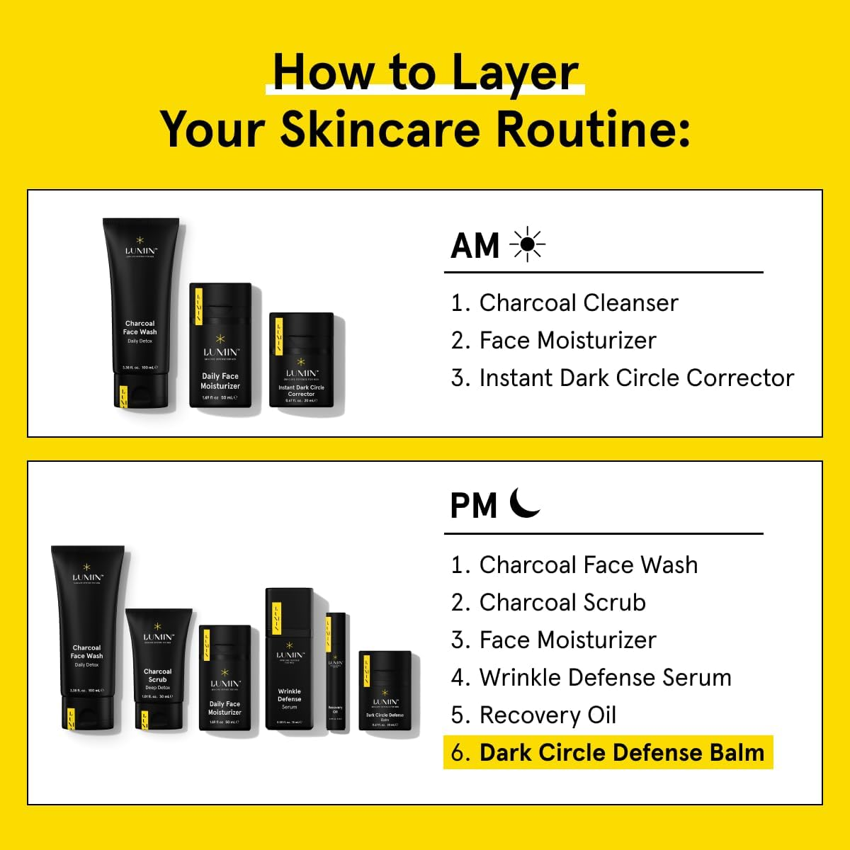 Men&rsquo;S Dark Circle Defense (1 Oz.): Anti-Aging Korean Formulated Eye Cream Treatment - Reduce Fine Lines, Wrinkles, Eye Bags, Dark Circles - Experience a Rejuvenated Complexion - Achieve Your Best Look image number 1