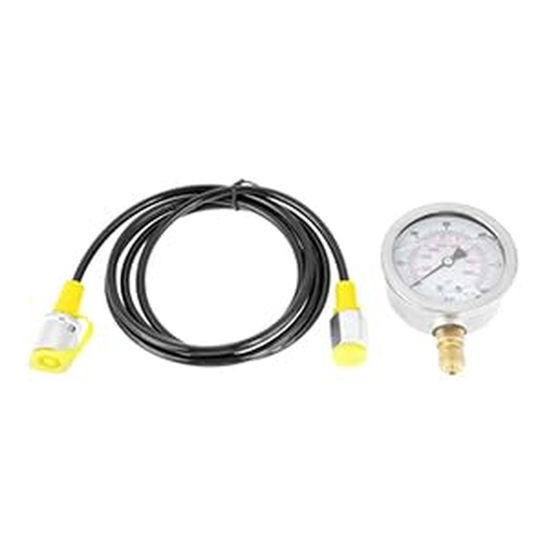 EVTSCAN Hydraulic Pressure Test Kit, with 0 to 600 Bar Pressure Gauge and 4.9Ft High-Pressure Hydraulic Hose, for Machinery, Automotive, Industrial image number 5