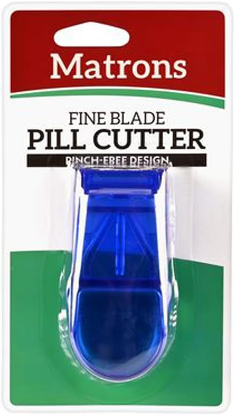 Matrons Pill Cutter - Perfect for Small or Large Pills, Easy to Use with Grip Handle, Sharp Blade for Precise Cuts, Multicolor, Unisex, All Seasons, Modern, Business, Casual/Daily Use