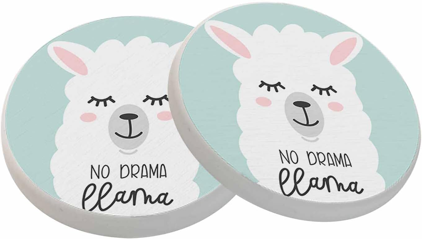 Ofloral American Elements Coasters for Drinks Stars Flag Stripes Art Graffiti National Day Cups Place Mats for Home Decor Set of 2, 4 Inch