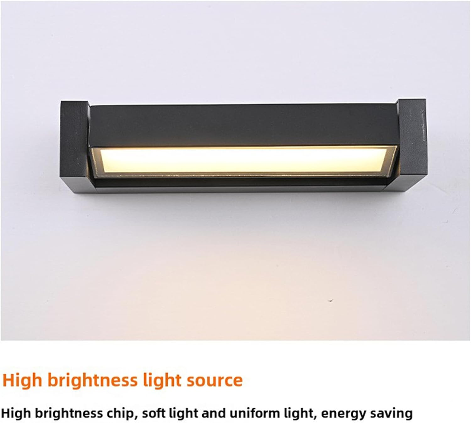 Wall Lights Outdoor LED Waterproof IP65 Garden Wall Lamps 350&deg; Swiveling Modern Wall Sconce Aluminum Acrylic Indoor outside for Entrance Villa Terrace Hallway Square (White White Light,34Cm) XXZ image number 6