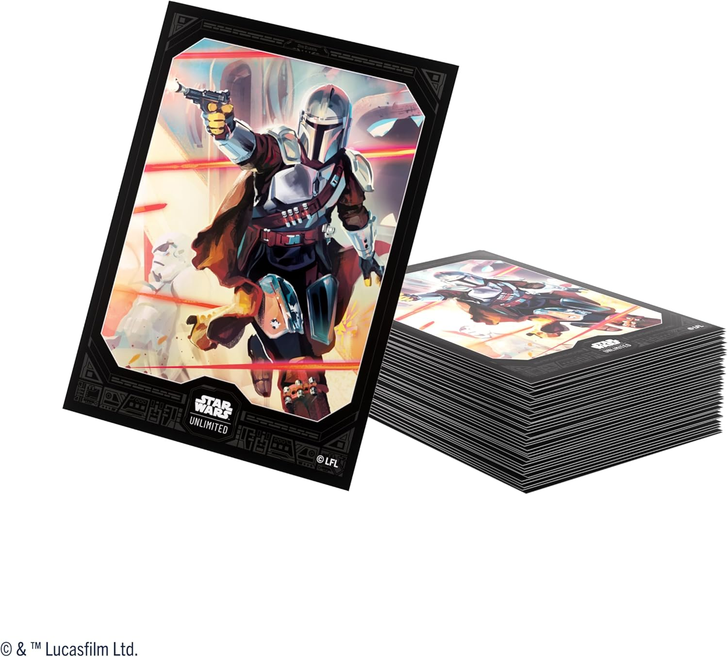 Gamegenic Star Wars Unlimited Art Sleeves, Mandalorian image number 2