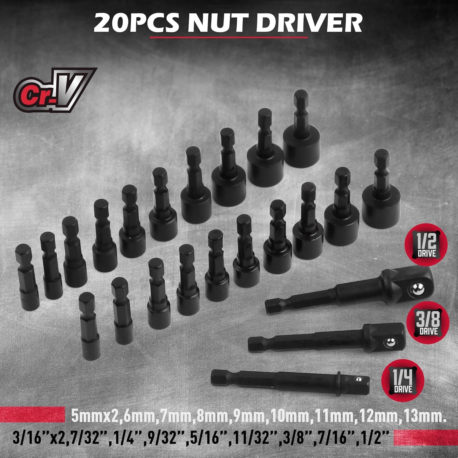 232-Piece Ultimate Screwdriver Bit Set - Security Bit Set, Magnetic Bit Set, Nut Driver, Ratchet Wrench image number 3