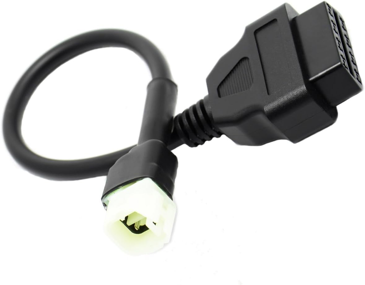 3 Pin to 16 Pin Diagnostic Adapter Cable OBD2 OBDII Compatible with Kymco