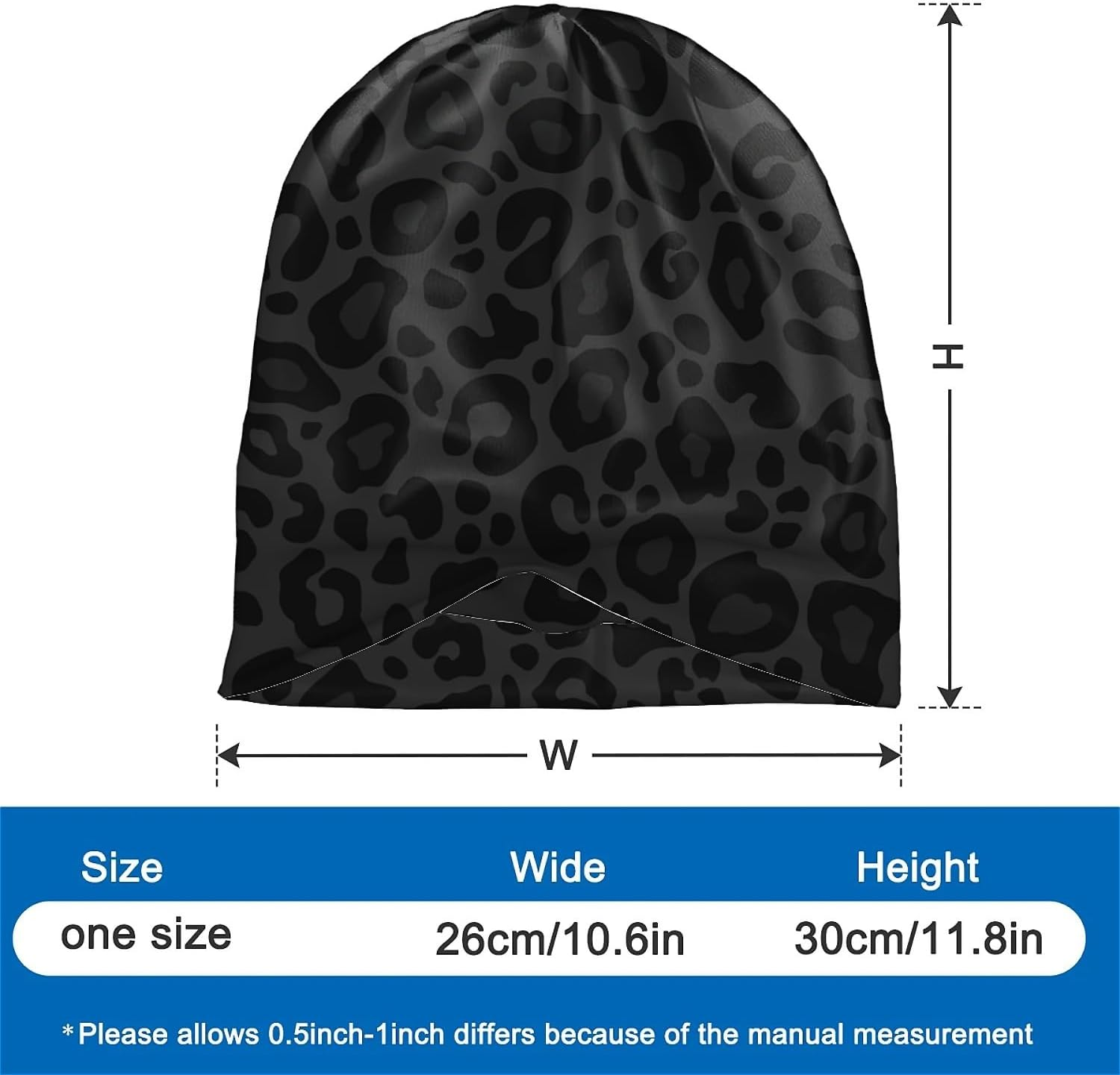 Floral Dog Womens Slouchy Beanie Cotton Chemo Caps Cancer Headwear Hats Turban Baggy Skull Sleep Scarf - Blue Butterfly image number 5