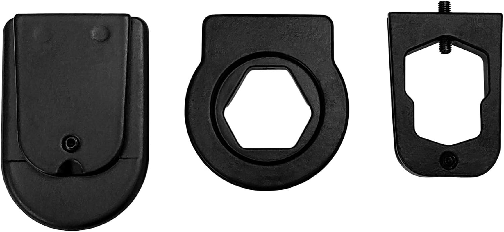 Master Tailgaters Rear View Mirror Three Metal Bracket Adapters for Volkswagen, Audi, Dodge, Ford, Honda image number 1