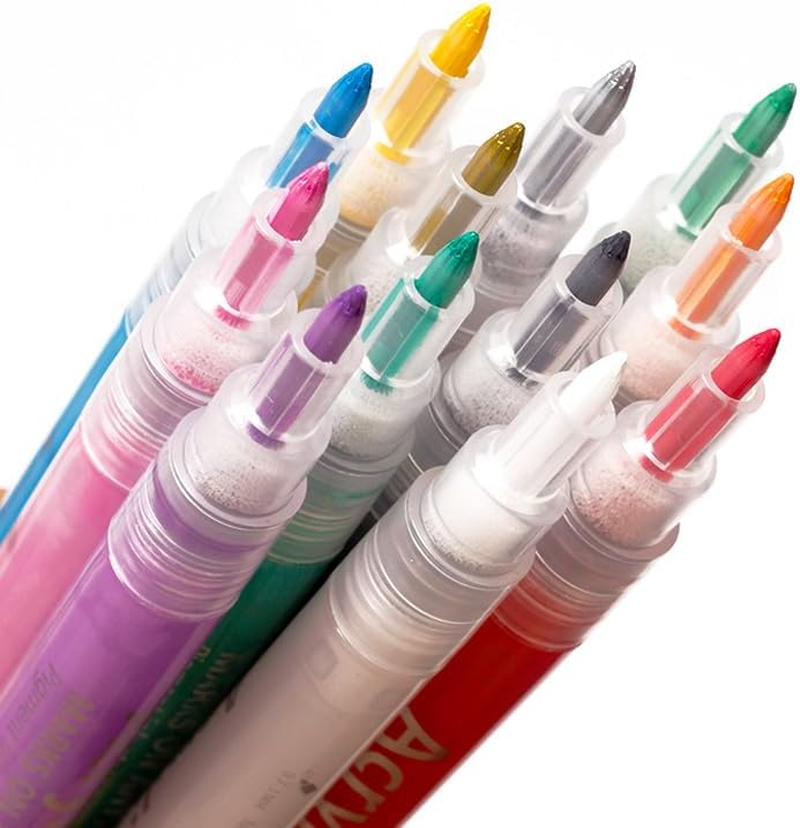 Quick Dry Fine Tips Nail Art Pen, Nail Varnish Pens for DIY Manicure, Nails Drawing Pen for Diy,White Nails Pencil, French Tip Stamp Pens, Manicure Tools(White) image number 3