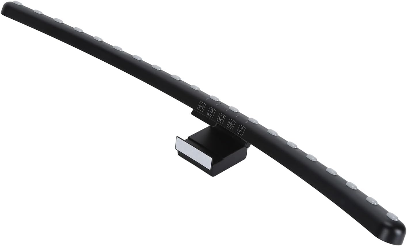2 in 1 Monitor Light Bar,Rgb Computer Monitor Lamp Screen Lamp Monitor Light Bar Light Source Voice Activated Musical Rhythm Eye Caring LED Gaming Lamp Curved Computer Monitor image number 3