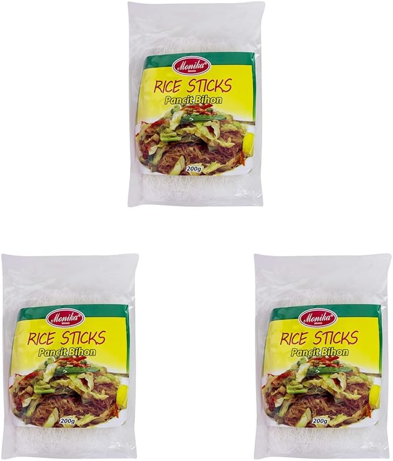 Monika Pancit Bihon Rice Stick Noodles, 200 G