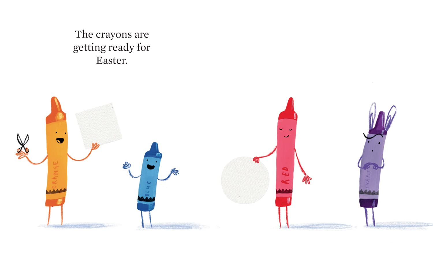 Happy Easter from the Crayons: from the Creators of the #1 Bestselling the Day the Crayons Quit - the Perfect Easter Gift Book for Children! image number 2
