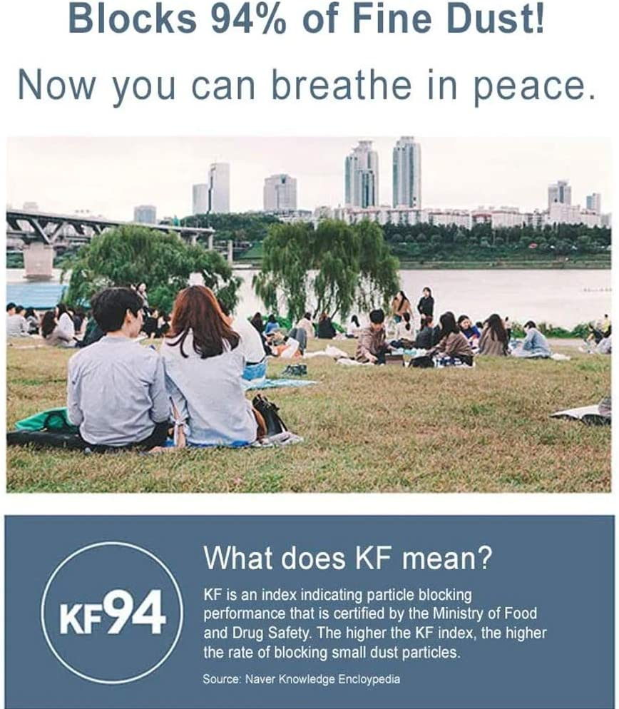 KF94 Kids Disposable Face Mask, White, Individually Packaged, Breathable Mask for 4Y-12Y Boys and Girls - Good Manner