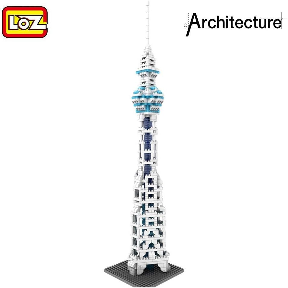 Loz Micro Blocks, Tokyo Skytree Model, Small Building Block Set, Nanoblock Compatible (650 Pcs) image number 4