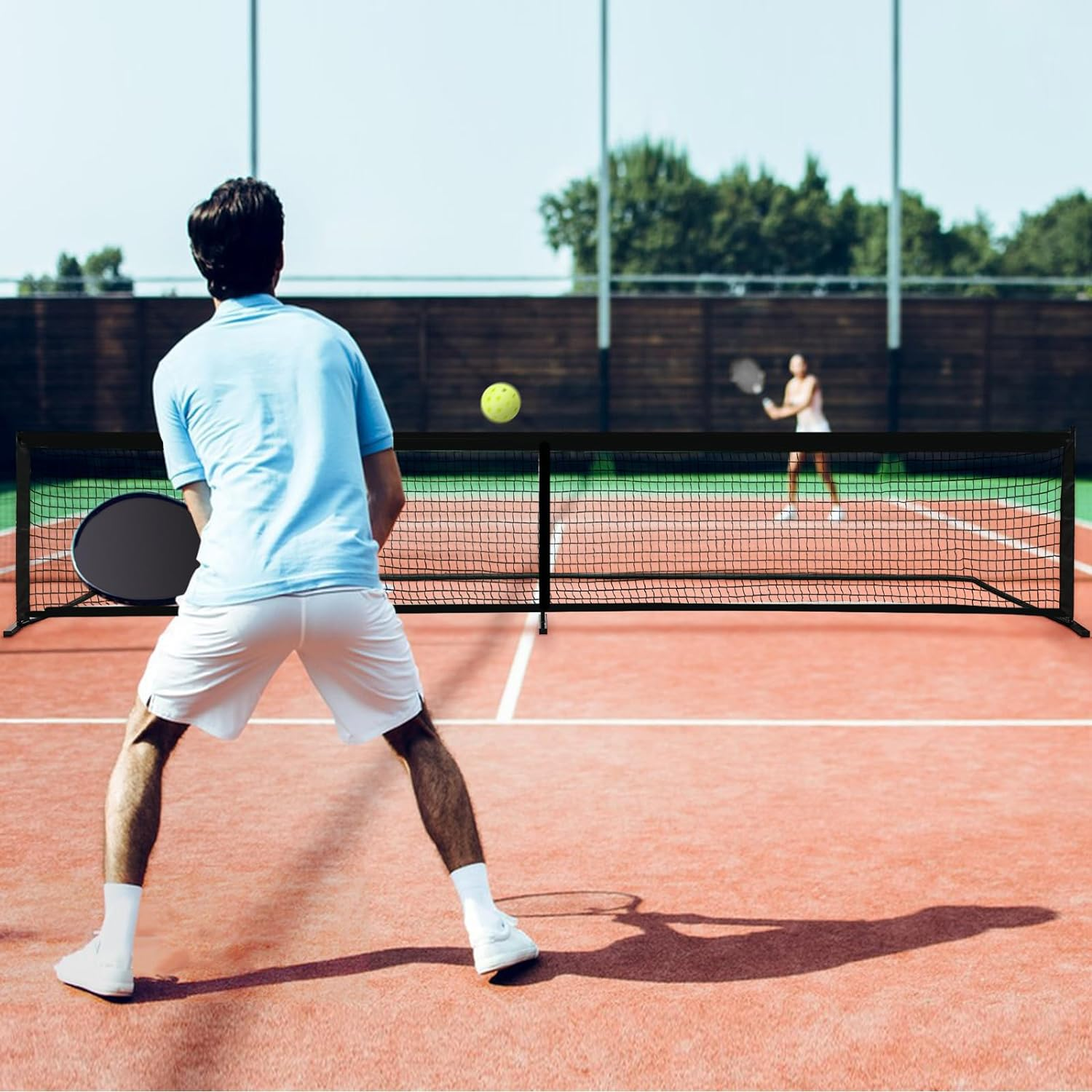 Pickleball Net System,Portable Pickleball Net Outdoor,22 FT Full Size Net with Carrying Bag for Pickleball Enthusiasts image number 2