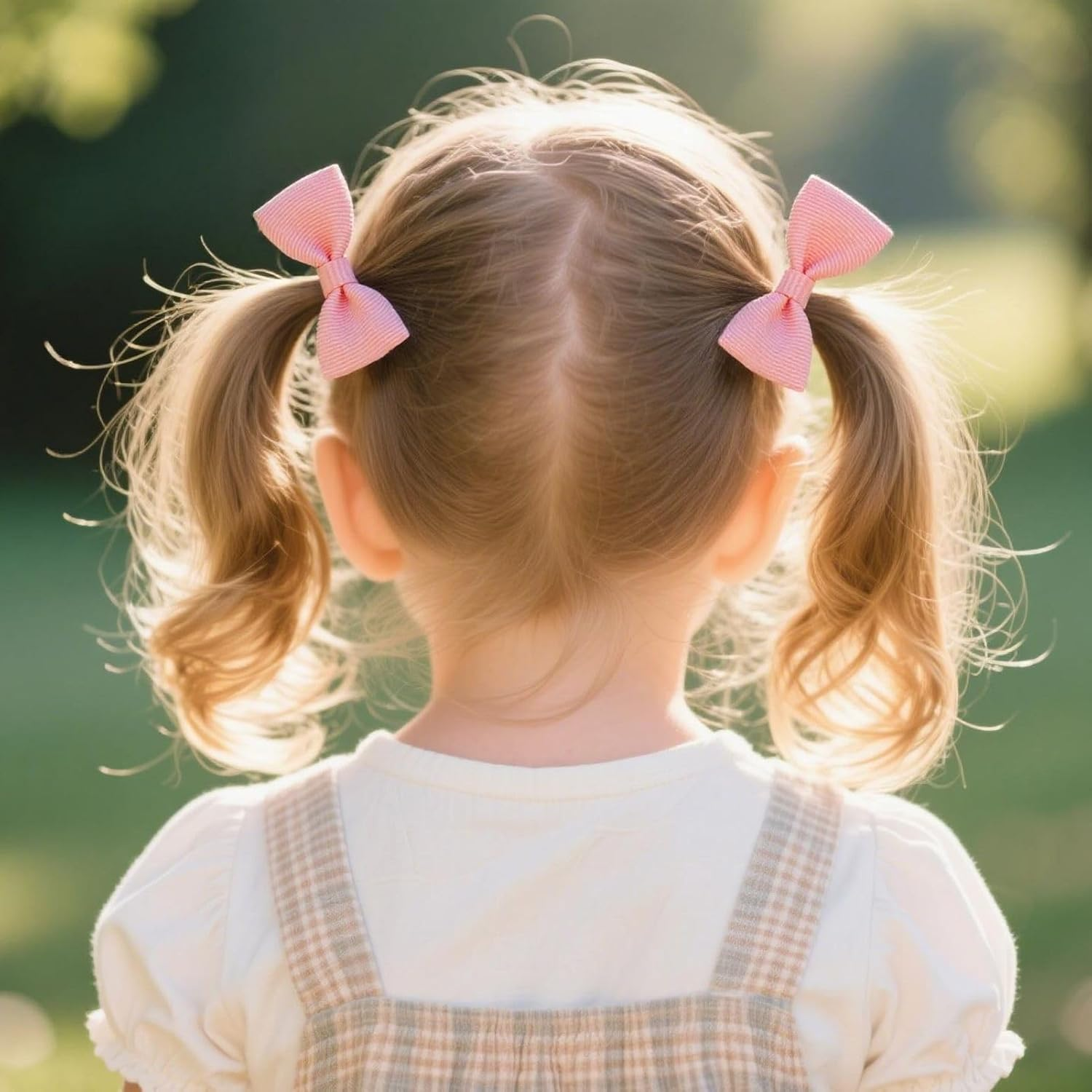 JOVALA 40 PCS Baby Hair Ties with Bows,2.2 Inch Elastic Loop Ponytail Holders Small Hair Ties for Baby Infants Toddlers Girls Kids Hair Accessories image number 2