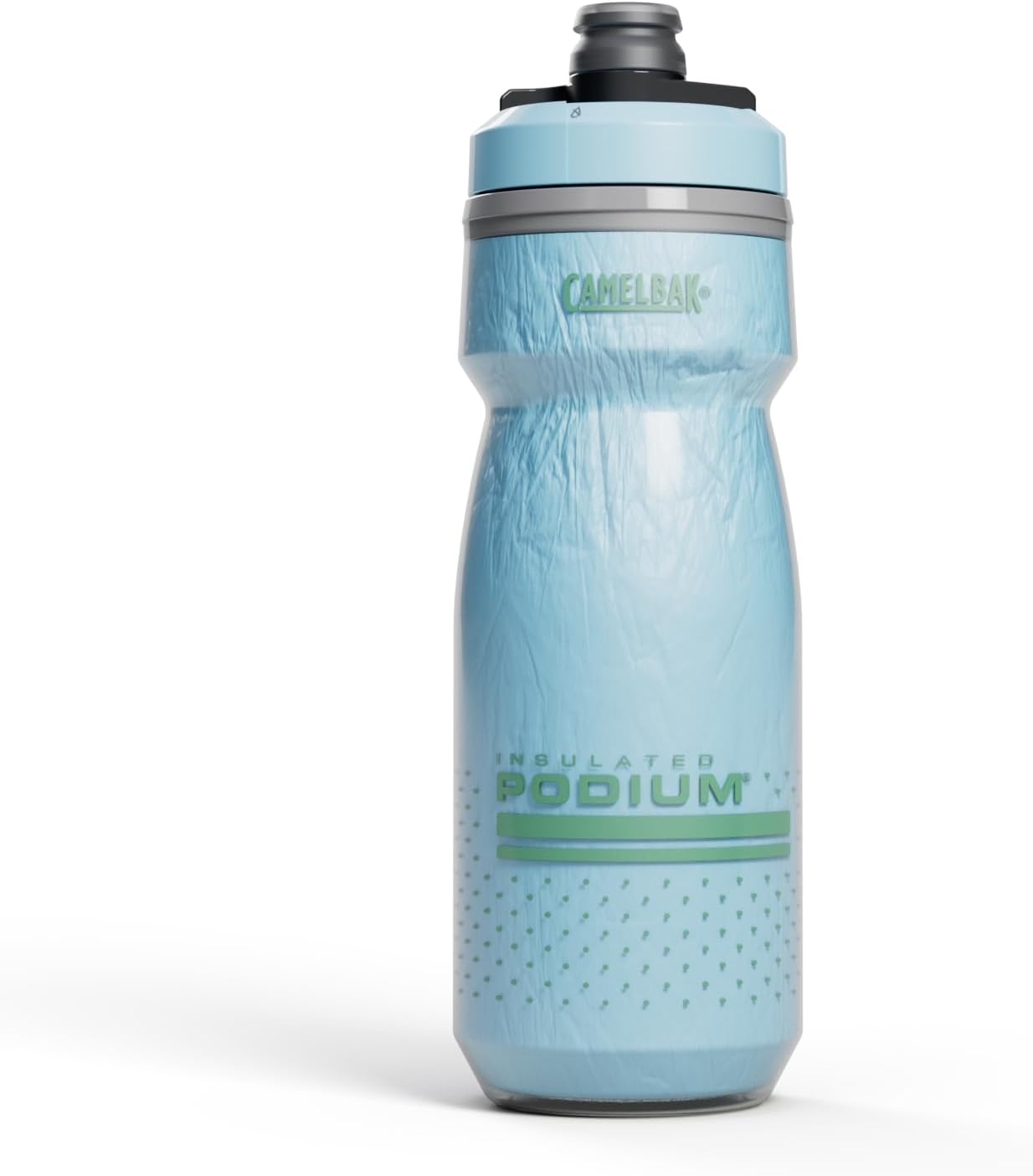 Camelbak Podium Chill Insulated 21Oz Bike Water Bottle - Easy Squeeze Bottle - Fits Most Bike Cages, Coral Sunset
