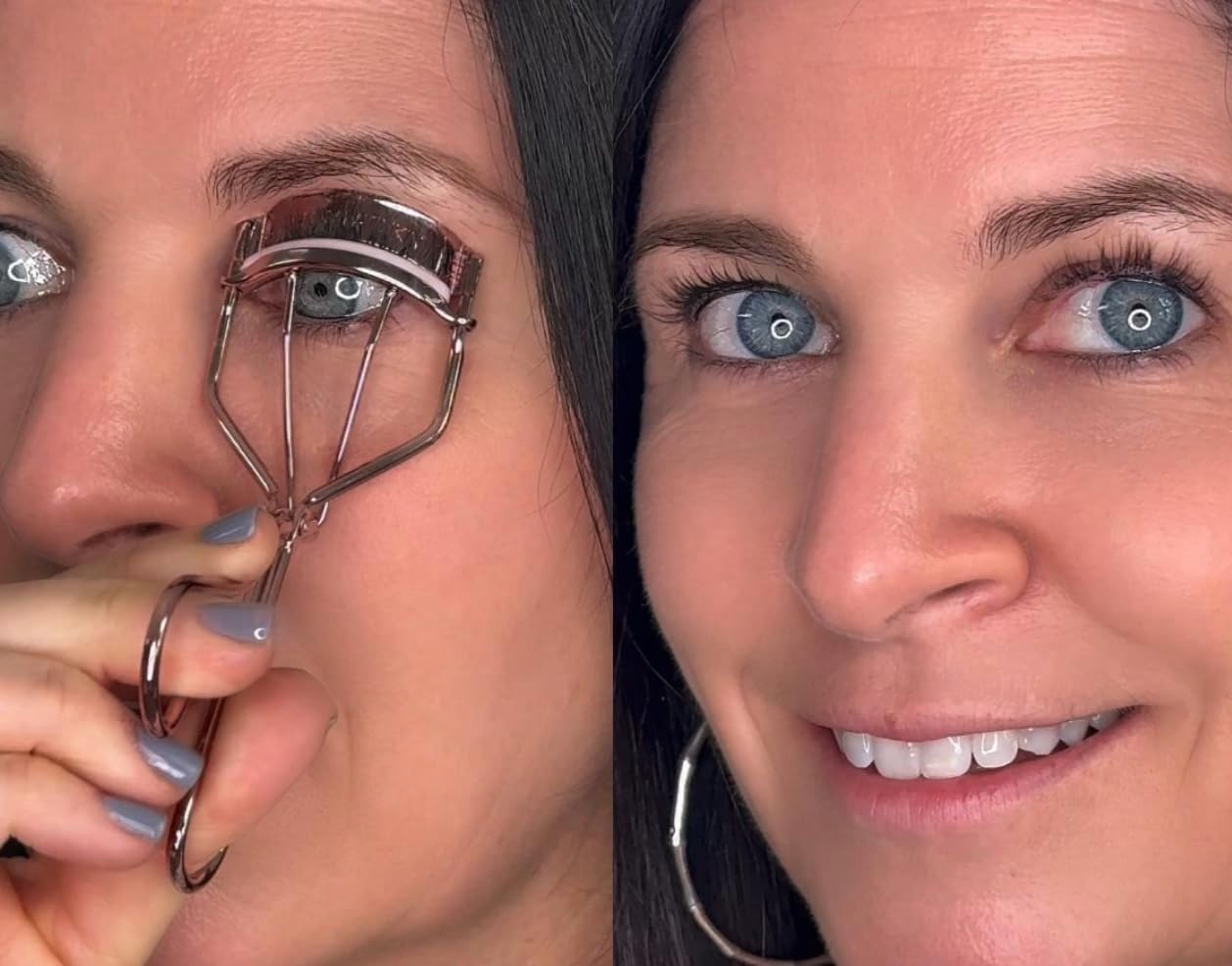 Jenny Patinkin the Big Reveal Eyelash Curler for Hooded Eyes, Deep Set Eyes &ndash; Precision & Professional Eyelash Curler for Difficult Eye Shapes with Replacement Silicone Pad, Nickel Free