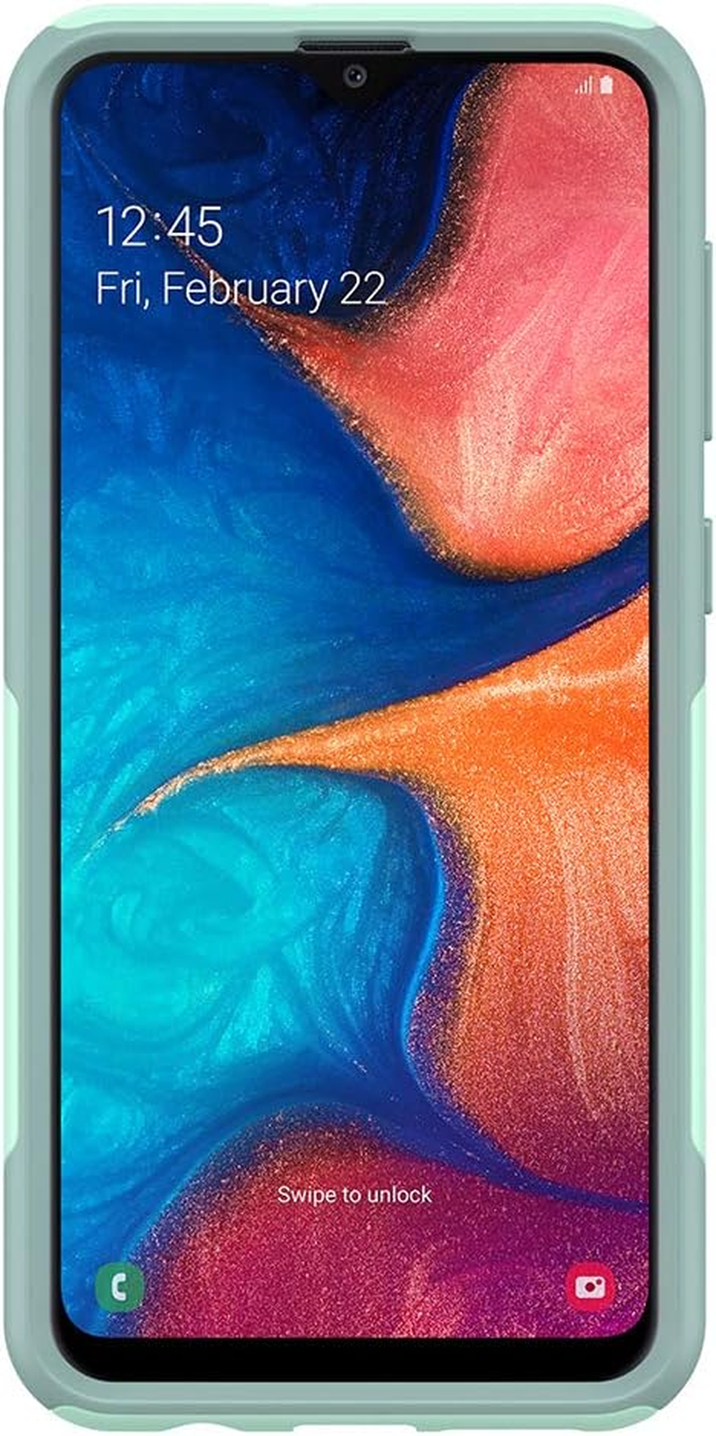 Otterbox 77-62411 Commuter LITE Series Case for Samsung Galaxy A20 - Retail Packaging (Ocean Way - Aqua Sail/Aquifer)