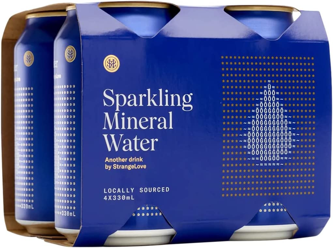 Strangelove Sparkling Water Can 330Ml X 24