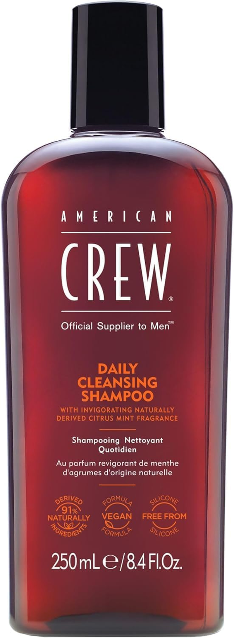 American Crew Matte Clay & Daily Shampoo Pack with Bonus Socks, Hair Styling Set, Strong Hold, Matte Finish, 85G Clay, 250Ml Shampoo, 3 Items image number 1