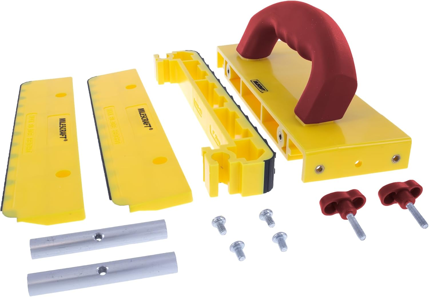 Milescraft 3407 Grabberpro LITE &ndash; Base Model. Push Block for Table Saws, Router Tables, and More. Single Adjustable Leg Repositions for Best Setup. NO ACCESSORIES. Assembly Required. image number 4