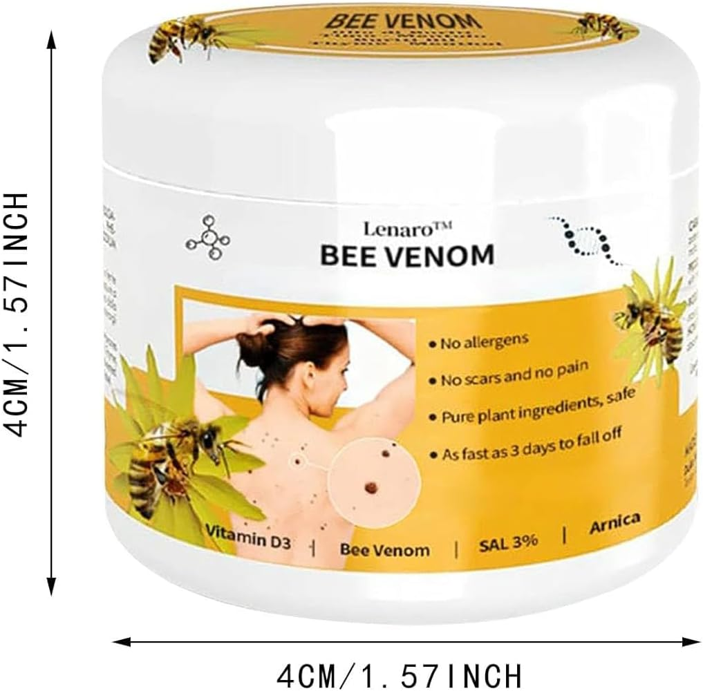 Zmbdz Lenaro Bee Venom Repair Cream Hydrating Moisturizing Cream Remove Spots for Women All Skin 2Pcs image number 5