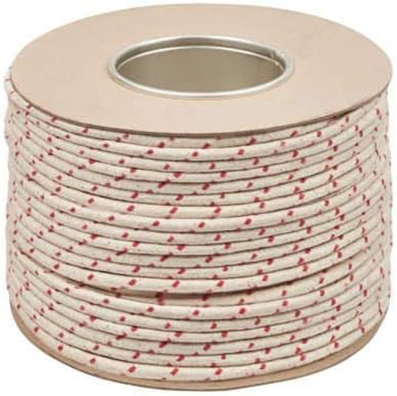 No.4 (7Mm) - Quality Everlasto Traditional Redspot Waxed Cotton Sash Cord (7MM X 25M) image number 1