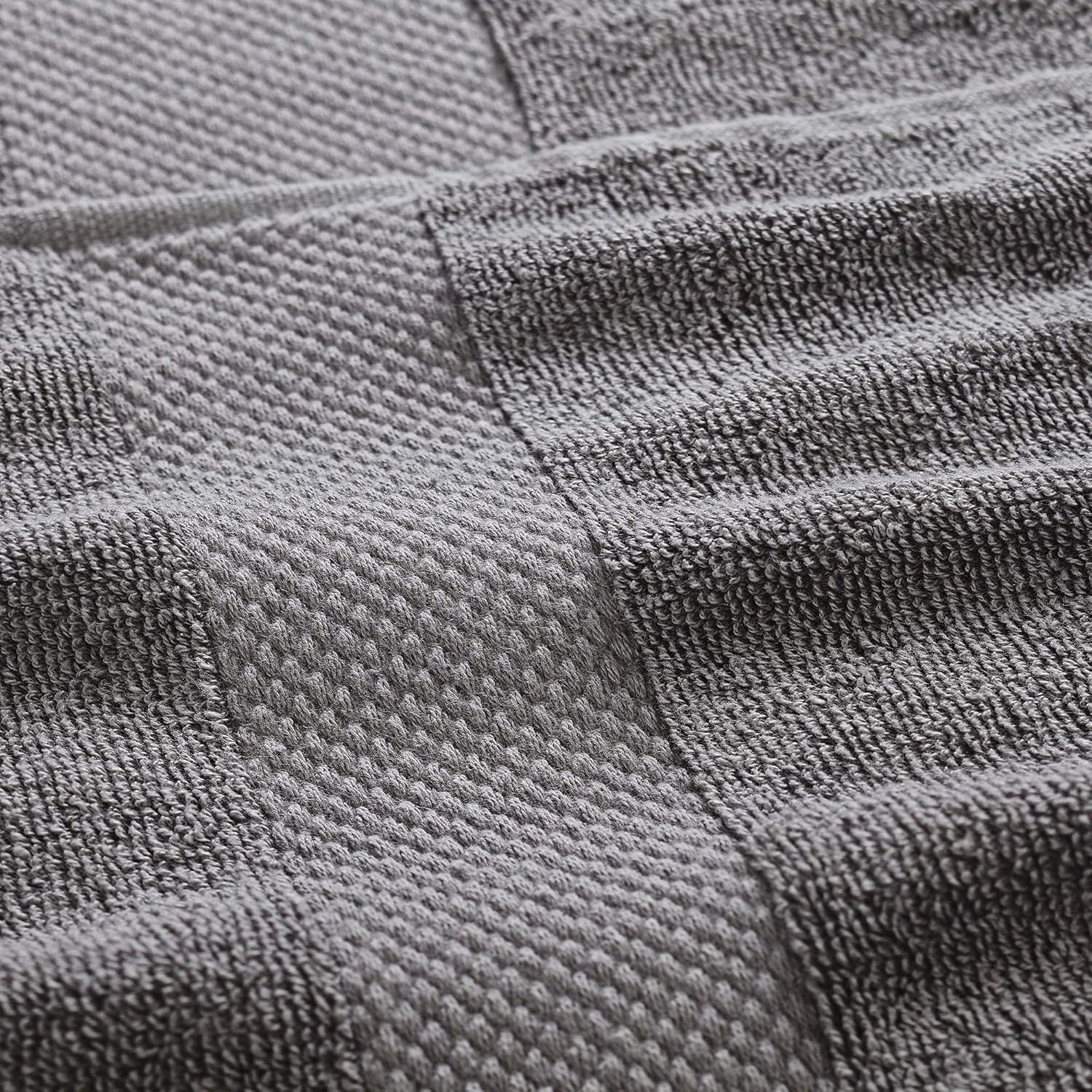 Modern Threads 600 GSM 6-Piece Towel Set with Filgree Jacquard Border Rose - Pink image number 3