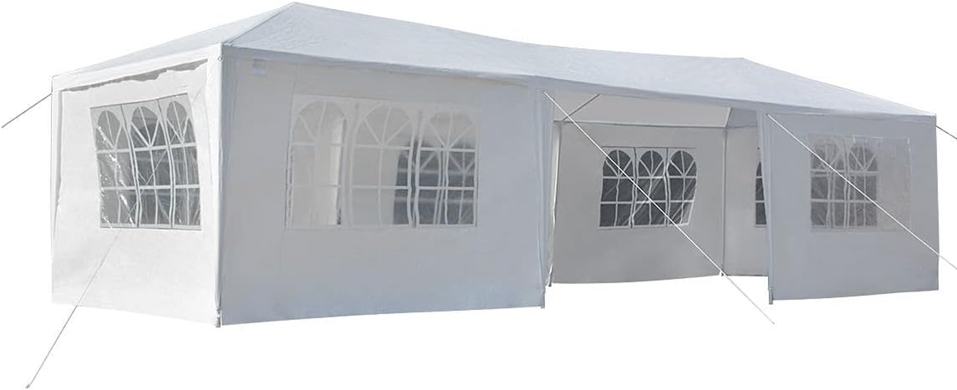 OGL 3X9M Outdoor Gazebo Canopy Camping Party Wedding Tent Garden Waterproof Marquee W/7 Removable Walls image number 6