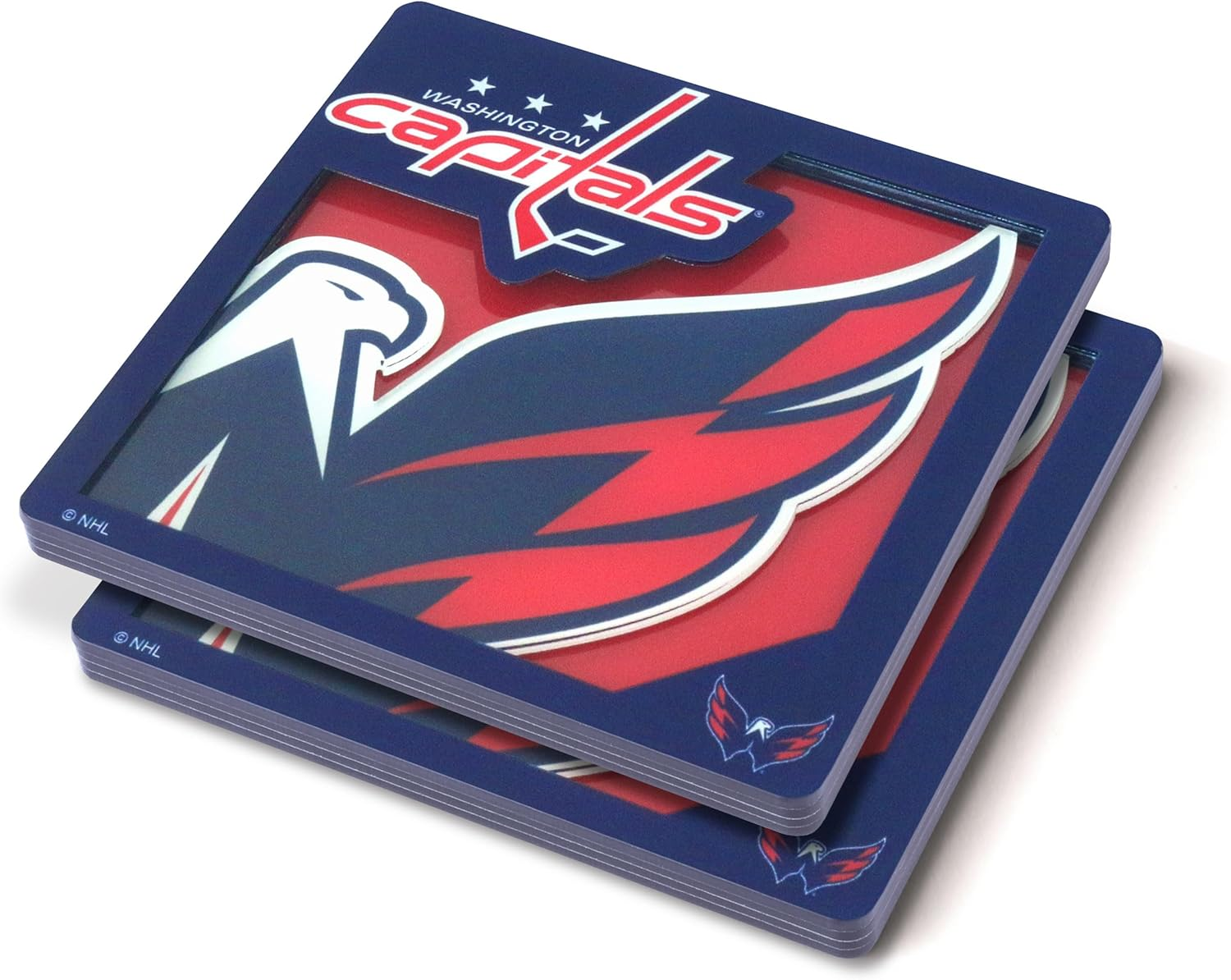 Youthefan NHL Washington Capitals 3D Logo Series Coasters